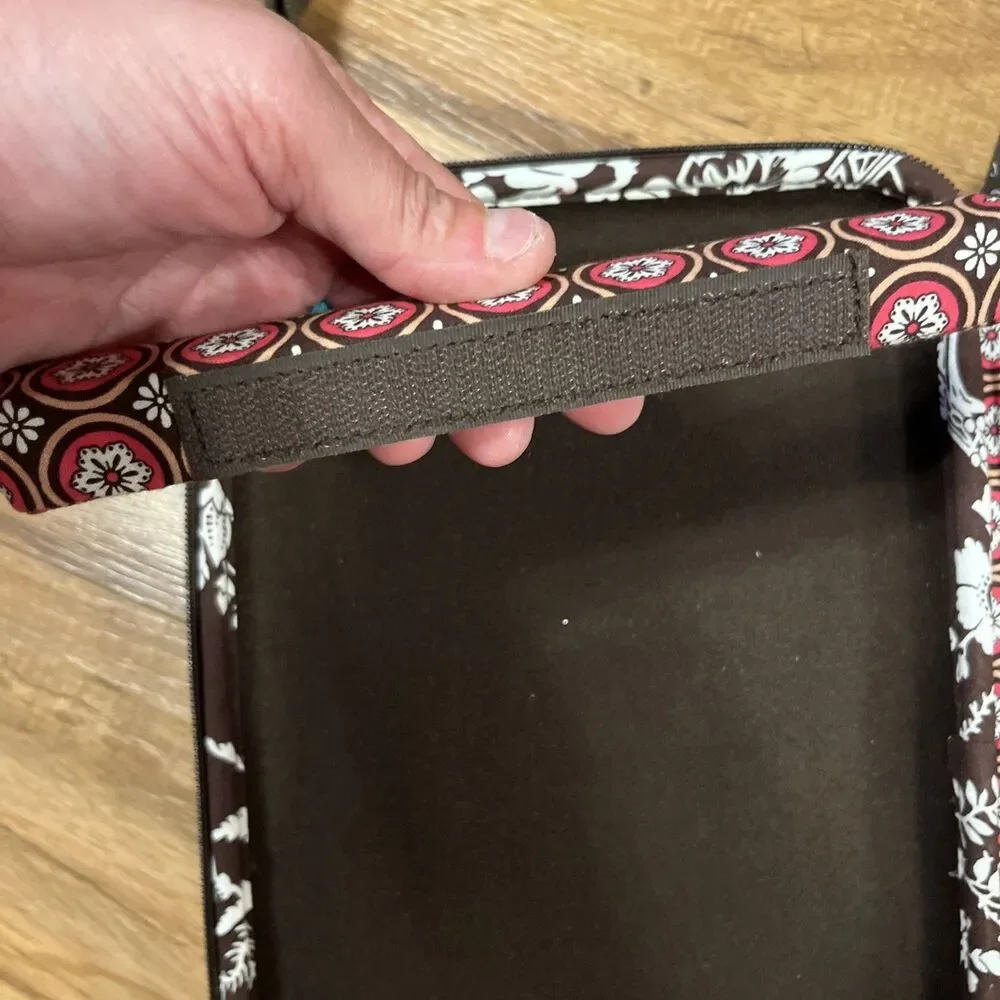 VERA BRADLEY Mini Laptop Hard Case with Shoulder Strap - Imperial Toile NWT NEW